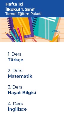 1.sınıf-  İlkokul Temel Eğitim Paketi DKSS-ITEP-1-2021